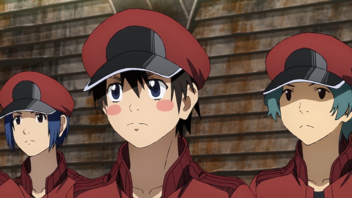 Joeschmo's Gears and Grounds: Hataraku Saibou Black - Episode 2 - White  Blood Cell 8787 Sizes Up Red Blood Cell